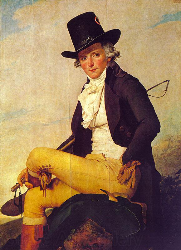Jacques-Louis  David Monsieur Seriziat France oil painting art